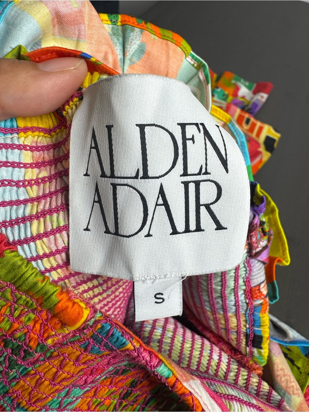 Alden Adair Frida Dress In Multi - Picture 4 of 8